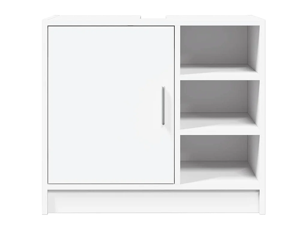 Armoire de lavabo blanc 63x29x55 cm bois d'ingénierie