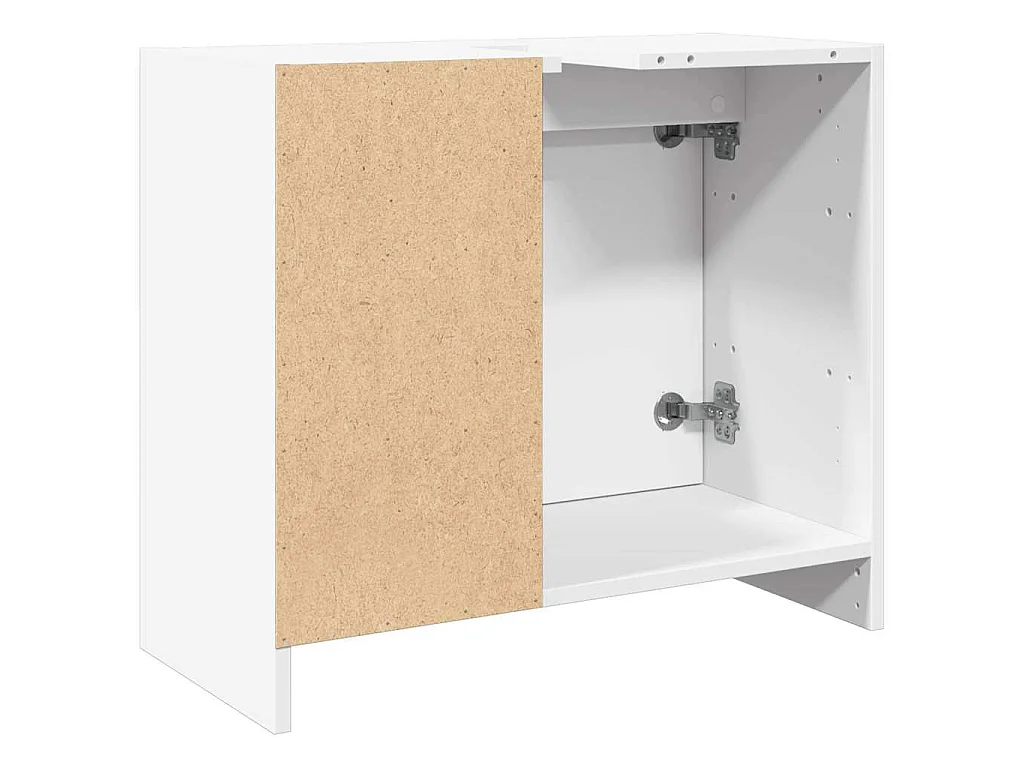 Armoire de lavabo blanc 63x29x55 cm bois d'ingénierie