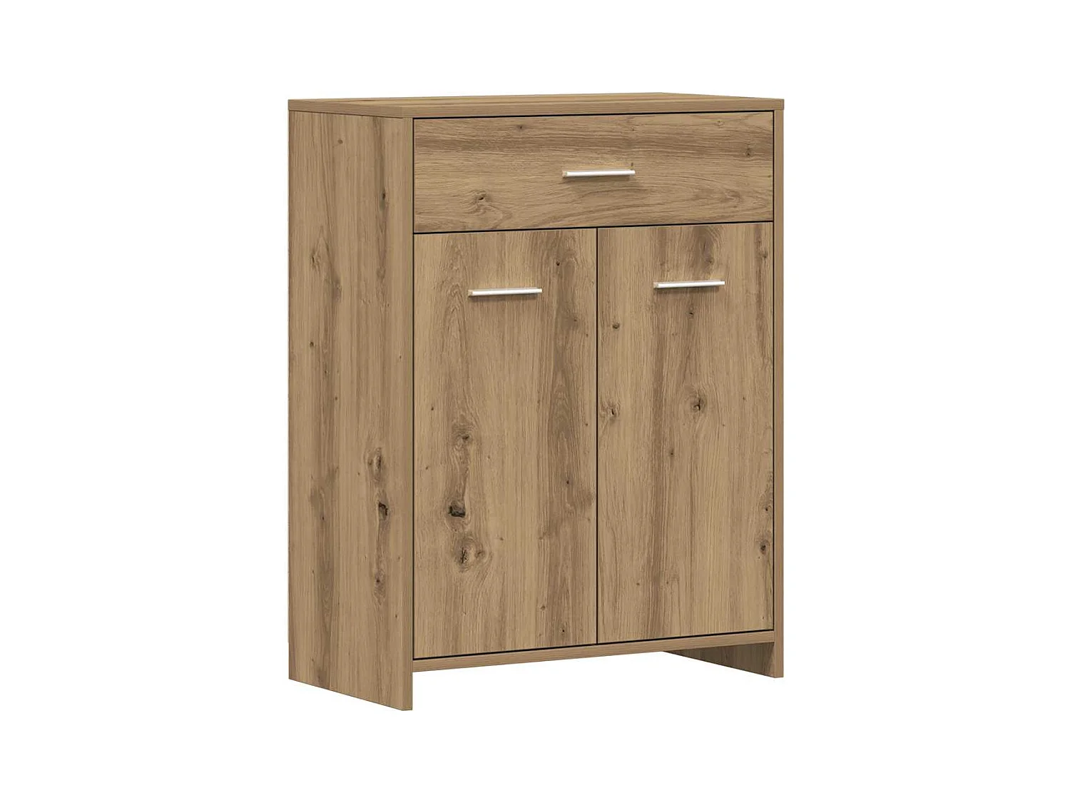 Armoire de salle de bain chêne artisanal 60x33x80 cm