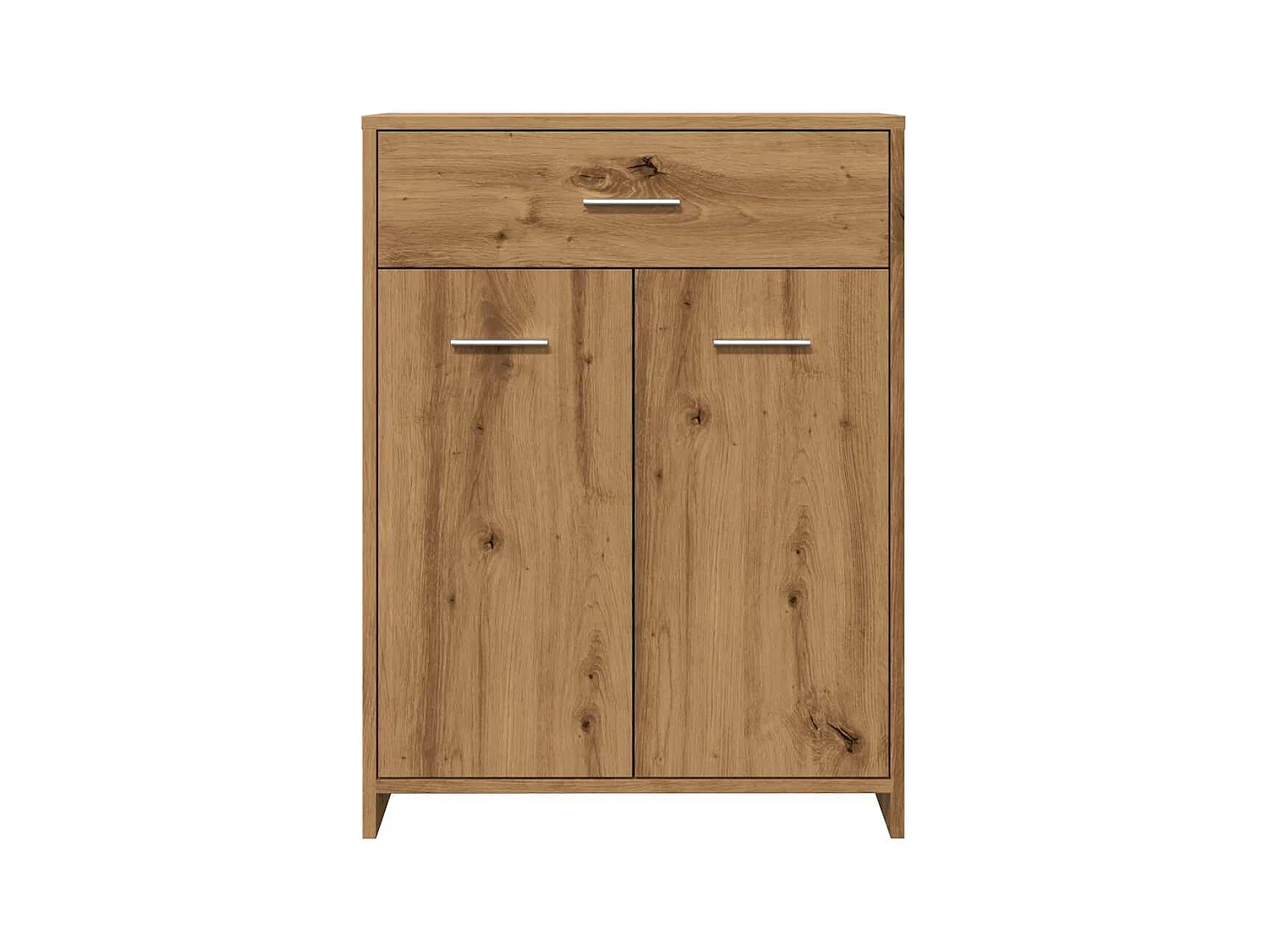 Armoire de salle de bain chêne artisanal 60x33x80 cm