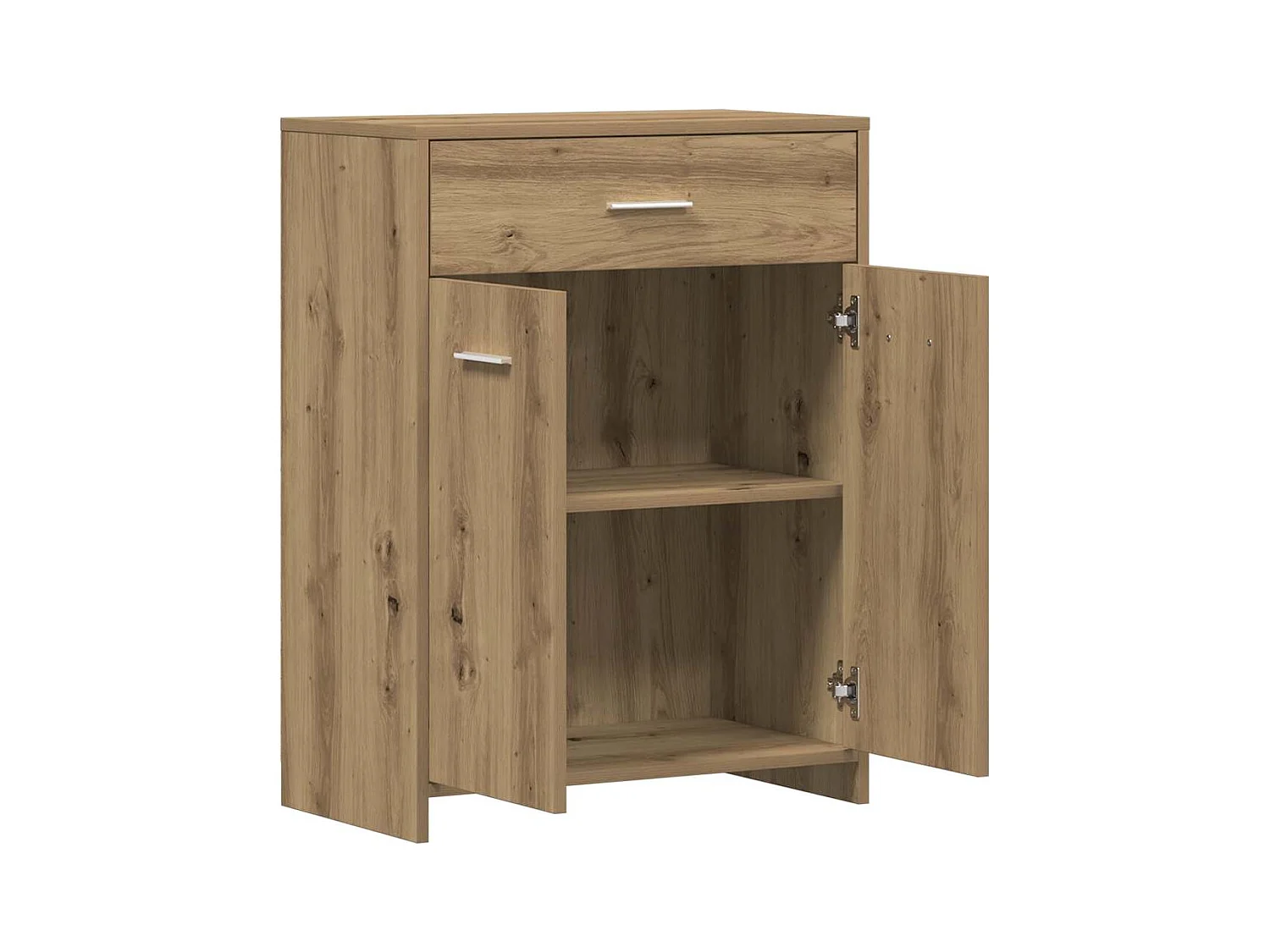 Armoire de salle de bain chêne artisanal 60x33x80 cm