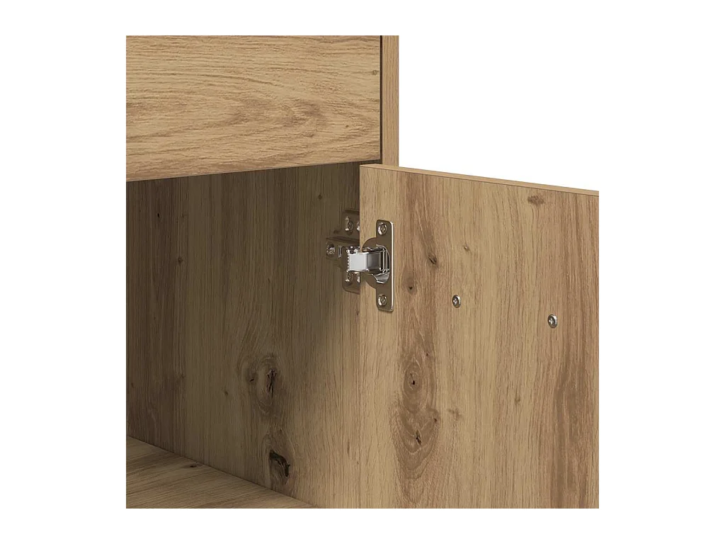 Armoire de salle de bain chêne artisanal 60x33x80 cm