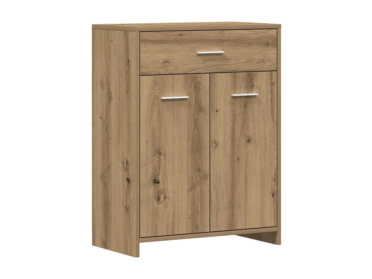 Armoire de salle de bain chêne artisanal 60x33x80 cm