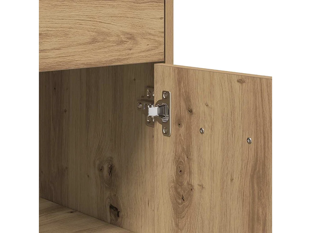 Armoire de salle de bain chêne artisanal 60x33x80 cm