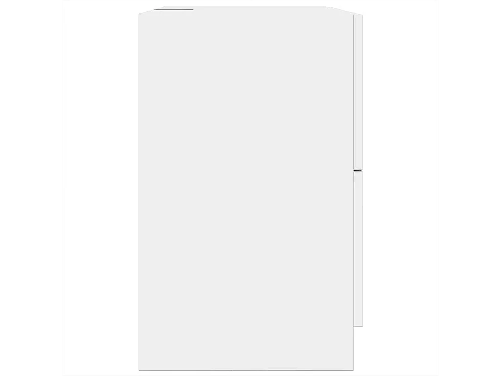 Waschbeckenunterschrank Weiß 59x37x59 cm Holzwerkstoff
