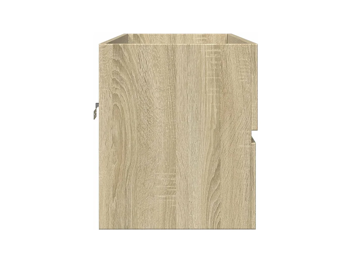 Armario lavabo madera contrachapada roble Sonoma 90x38,5x45 cm