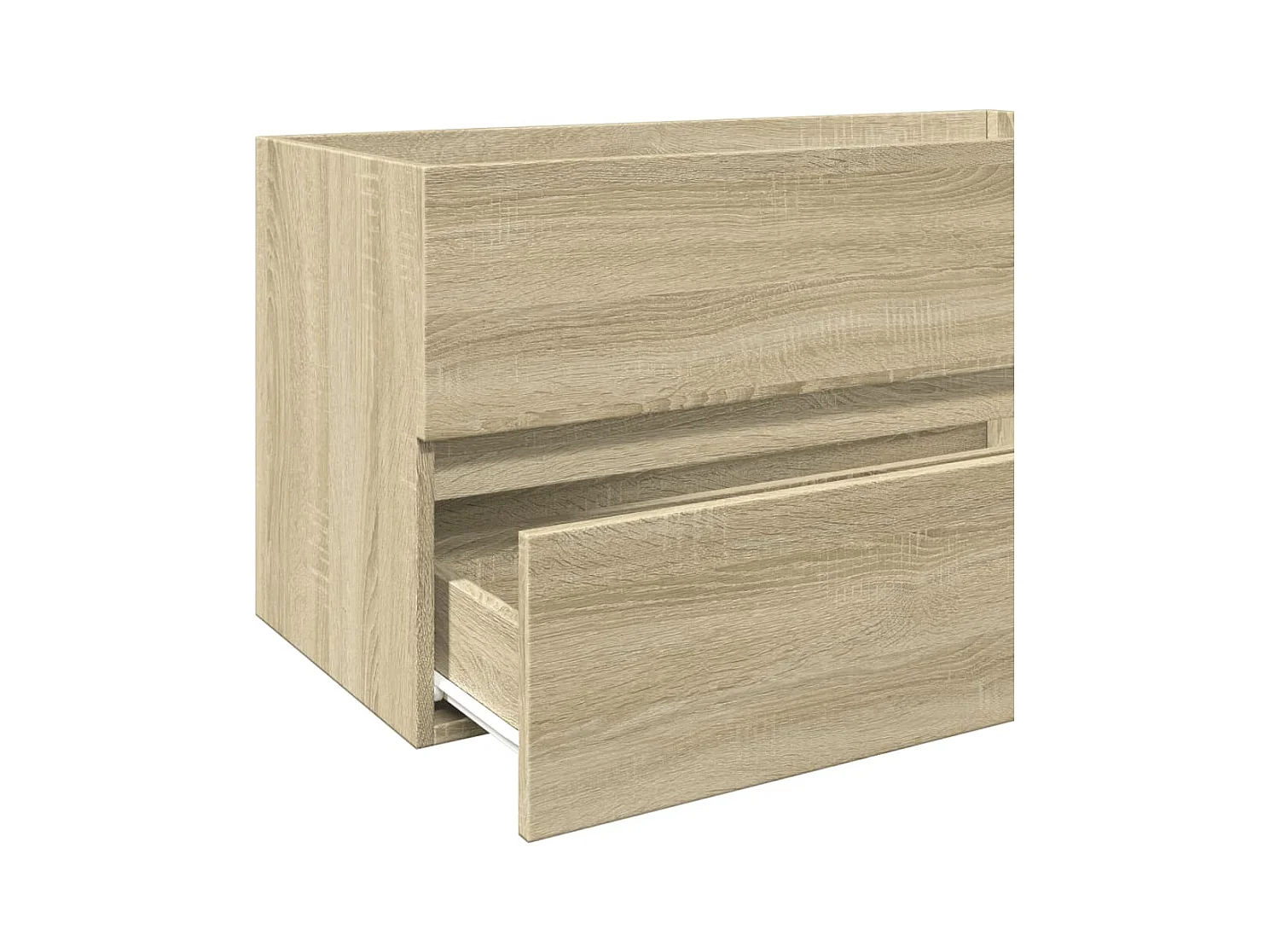 Armario lavabo madera contrachapada roble Sonoma 90x38,5x45 cm