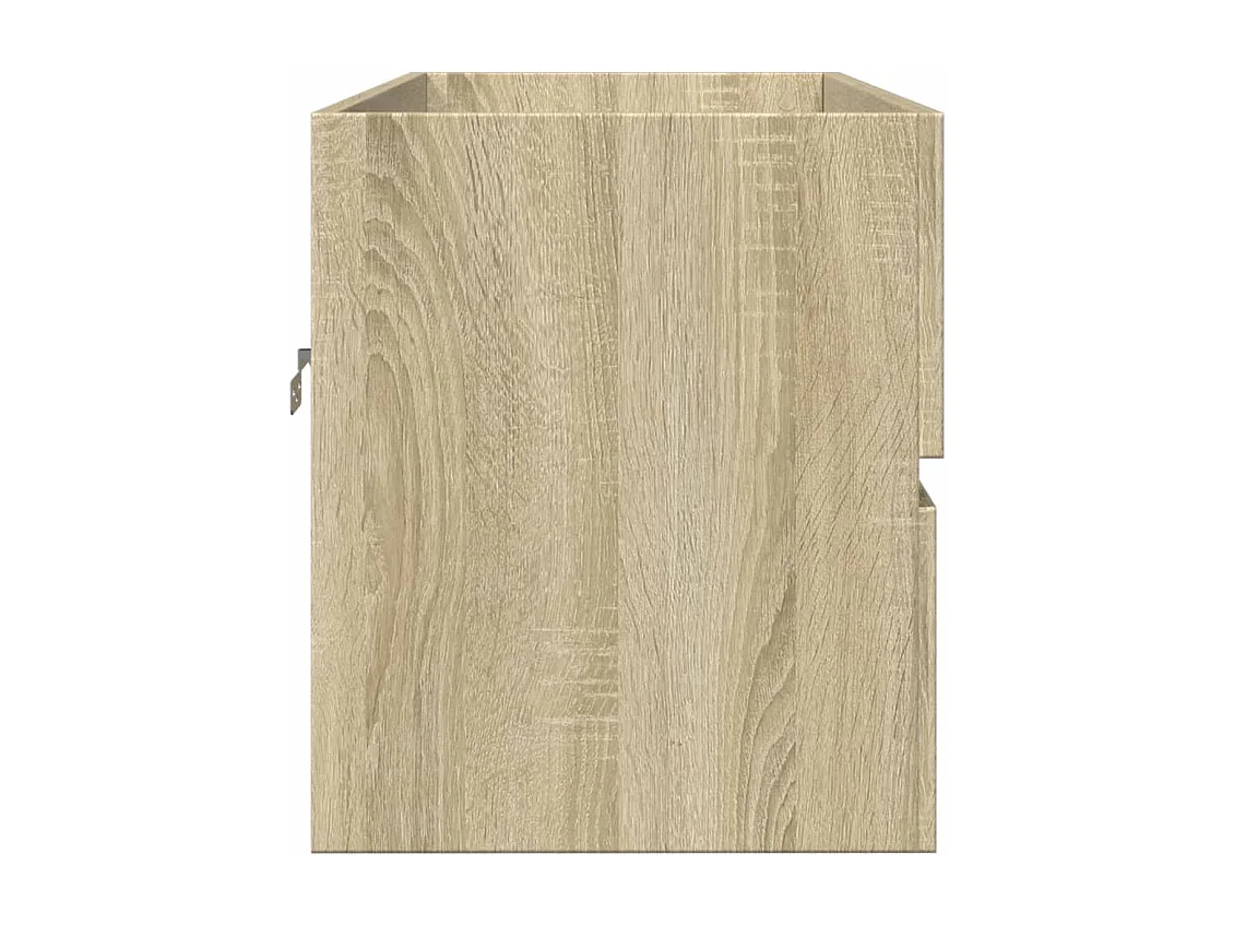 Armário de lavatório 90x38,5x45cm contraplacado carvalho sonoma