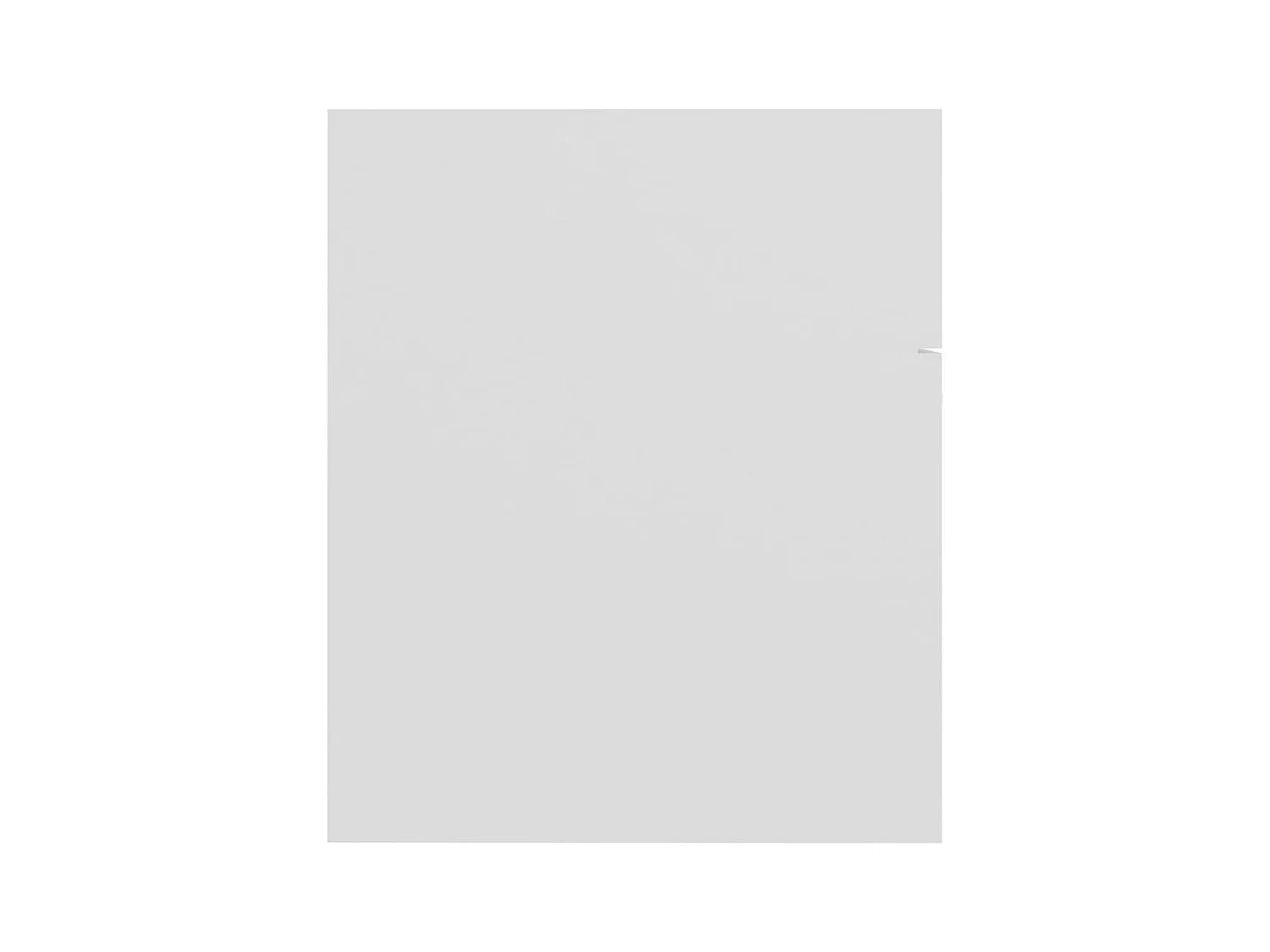 Armoire d'évier avec lavabo intégré Blanc Aggloméré