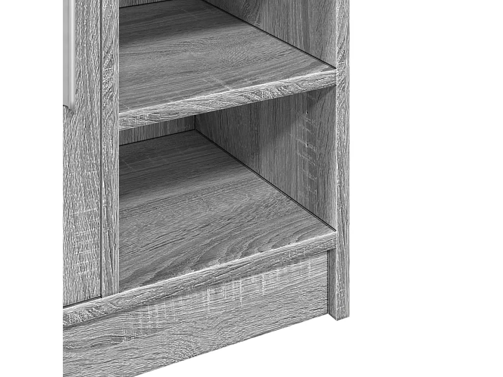 Mobile Lavabo Grigio Sonoma 63x29x55 cm in Legno Multistrato
