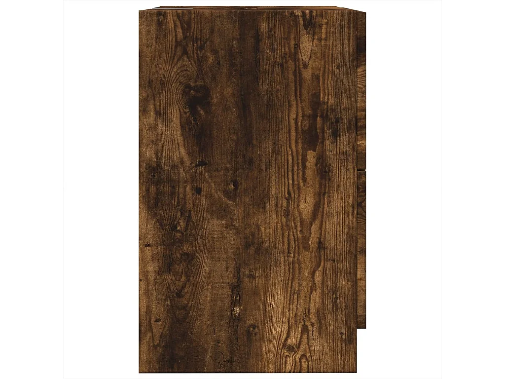 Meuble d'évier chêne fumé 40x37x59 cm bois d'ingénierie