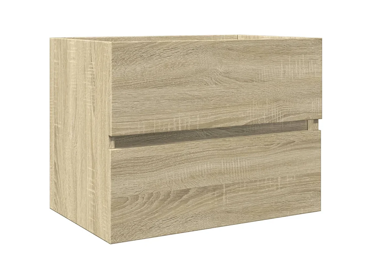 Wastafelkast 60x38,5x45 cm spaanplaat sonoma eikenkleurig