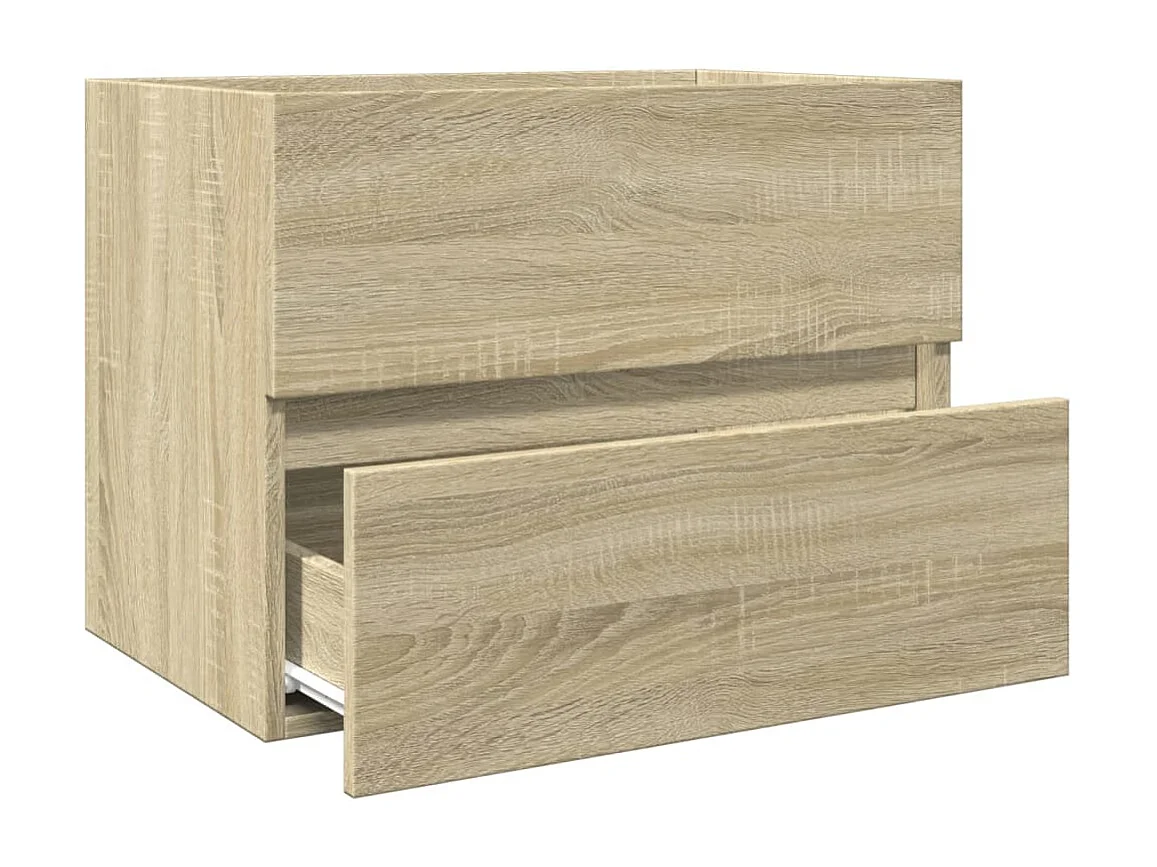 Armoire d'évier Chêne sonoma 60x38,5x45 cm Aggloméré