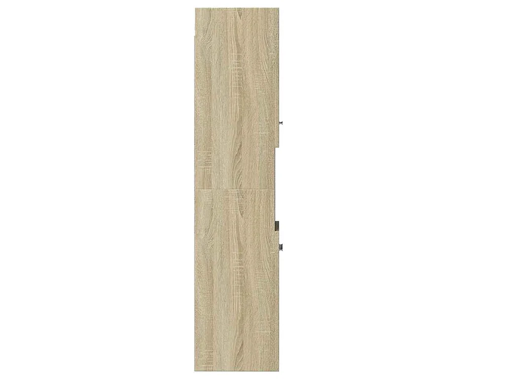 Armoire de salle de bain Chêne sonoma 30x30x130 cm Aggloméré