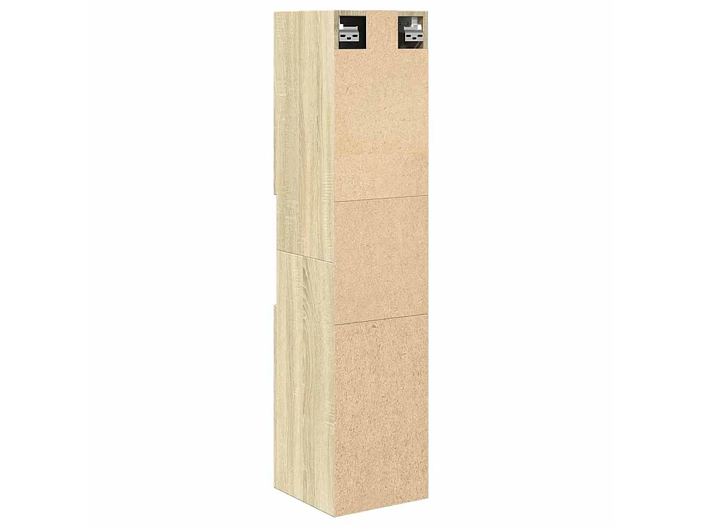 Armoire de salle de bain Chêne sonoma 30x30x130 cm Aggloméré