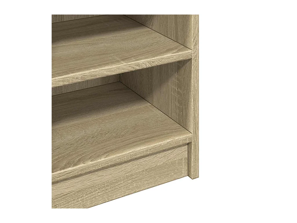 Wastafelkast 90x29x55 cm bewerkt hout sonoma eikenkleurig