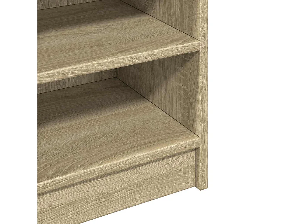 Wastafelkast 90x29x55 cm bewerkt hout sonoma eikenkleurig