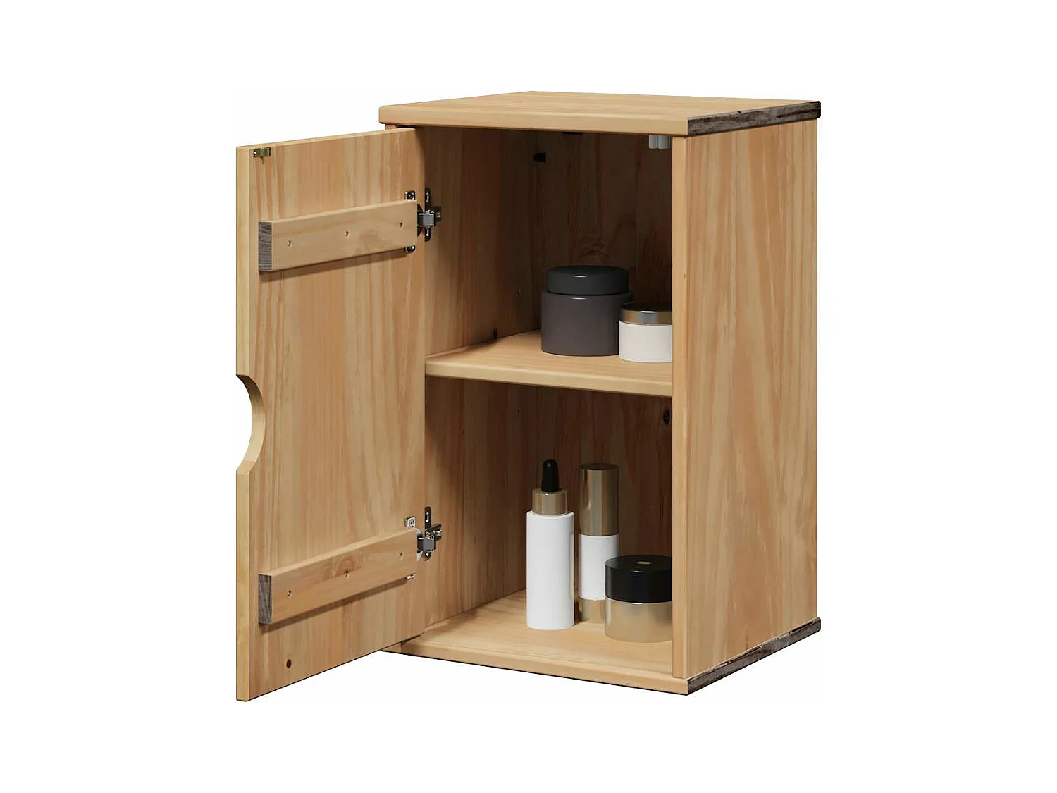 Armoire murale de salle de bain OTTA 35x30x55 cm bois massif