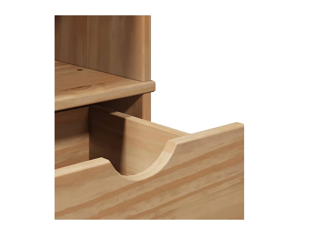 Armoire de salle de bain OTTA 35x30x159 cm bois massif de pin