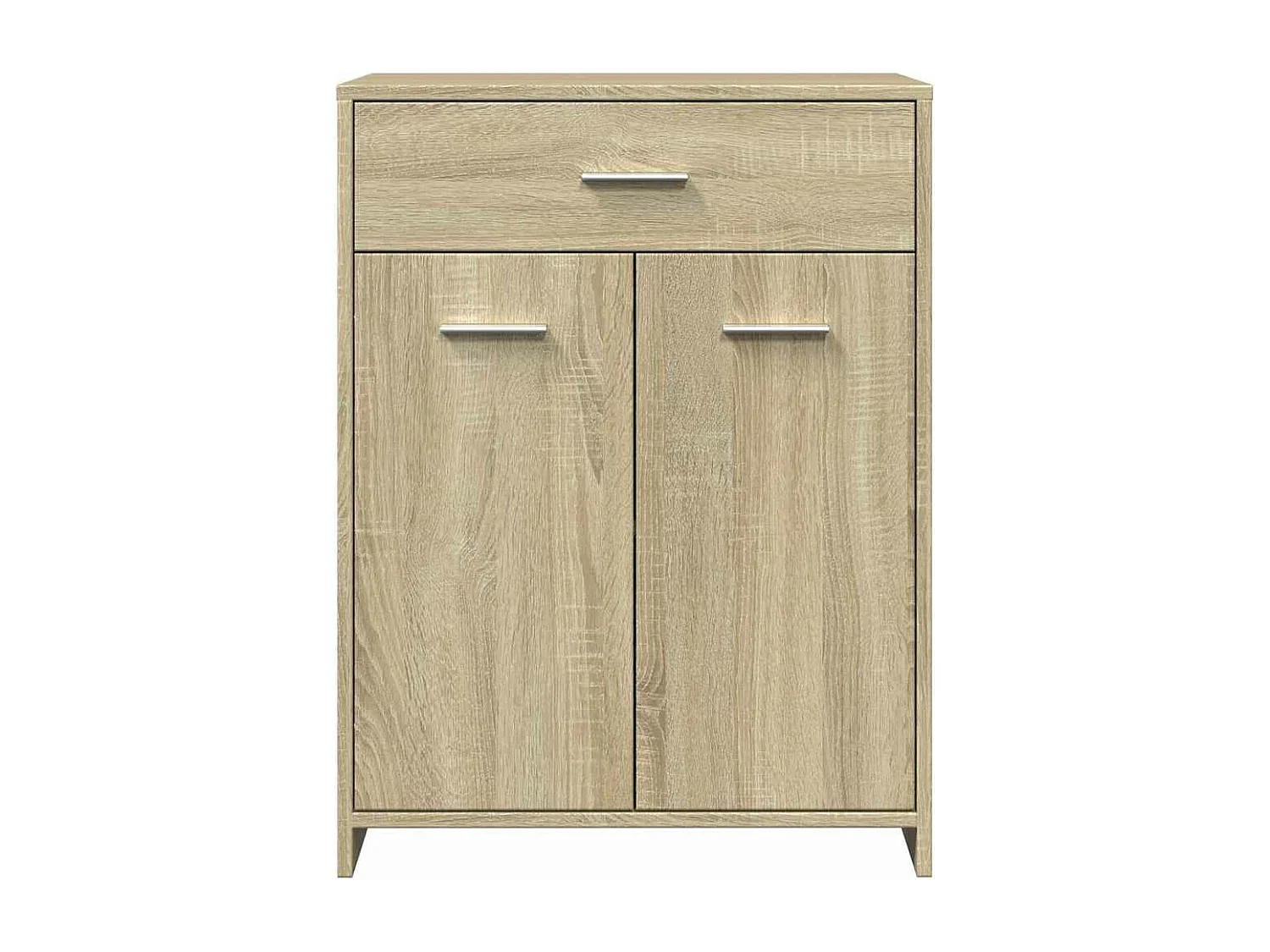 Badkamerkast 60x33x80 cm spaanplaat sonoma eikenkleurig