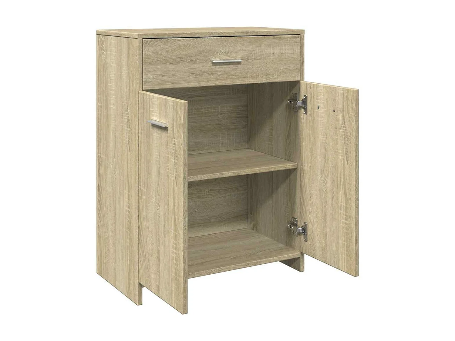 Armoire de salle de bain Chêne sonoma 60x33x80 cm Aggloméré