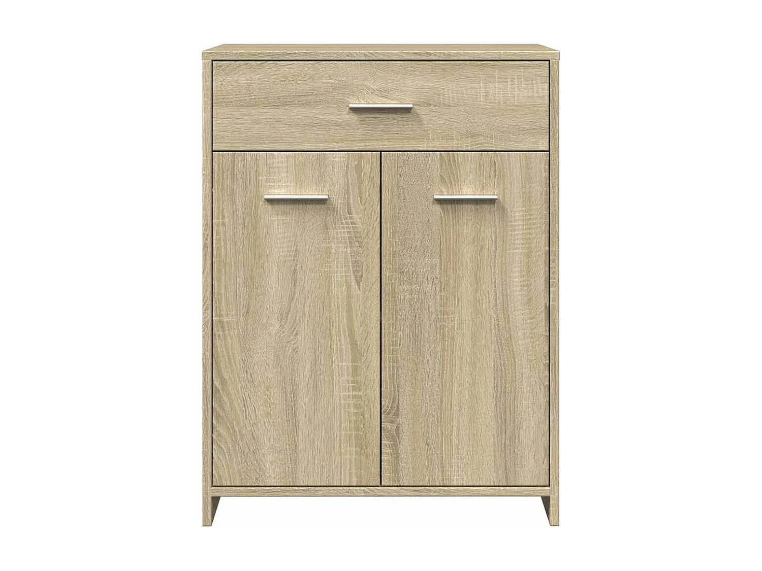 Badkamerkast 60x33x80 cm spaanplaat sonoma eikenkleurig