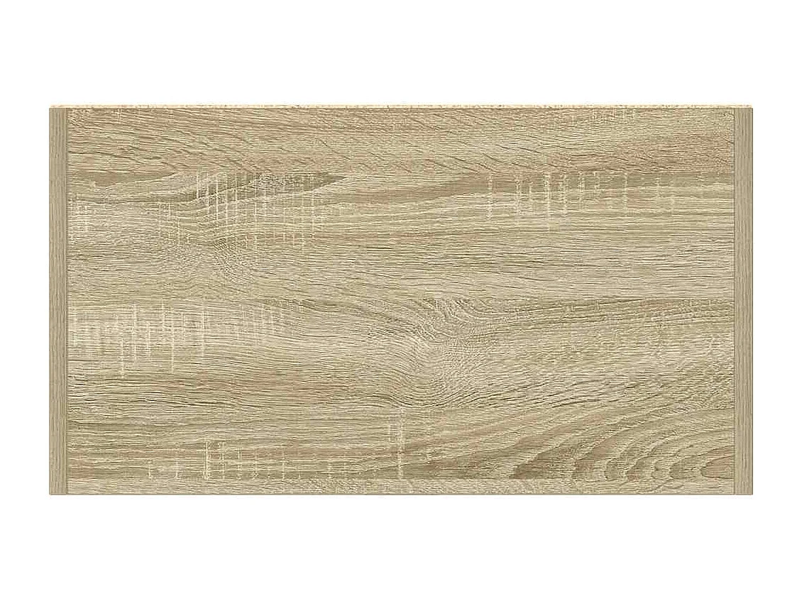 Badkamerkast 60x33x80 cm spaanplaat sonoma eikenkleurig