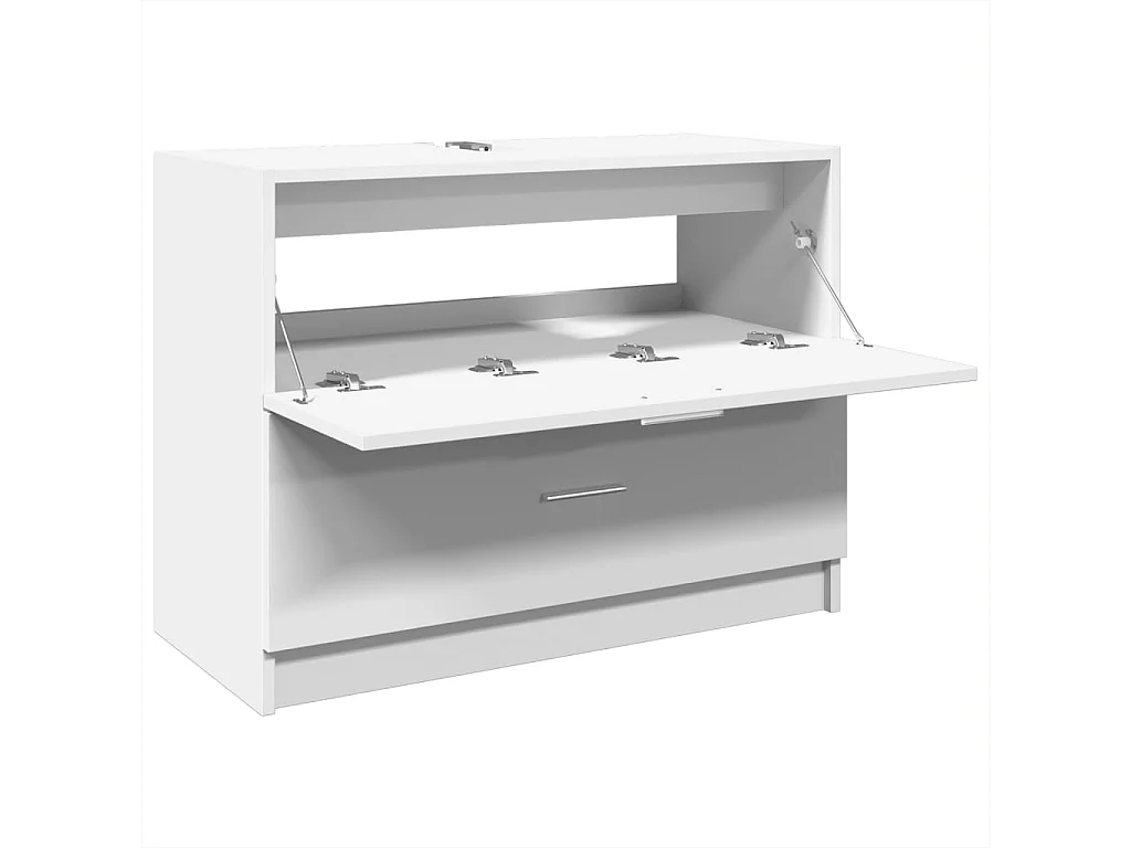 Waschbeckenunterschrank Weiß 78x37x59 cm Holzwerkstoff