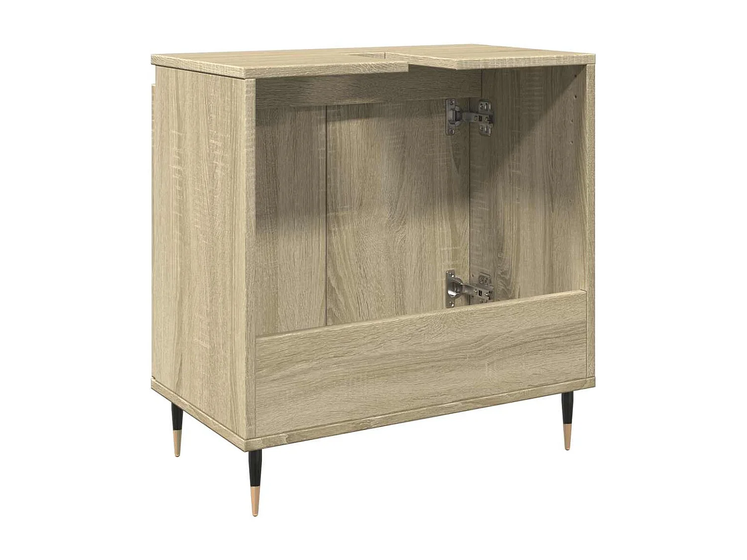 Armario de baño madera de ingeniería roble Sonoma 58x33x60 cm