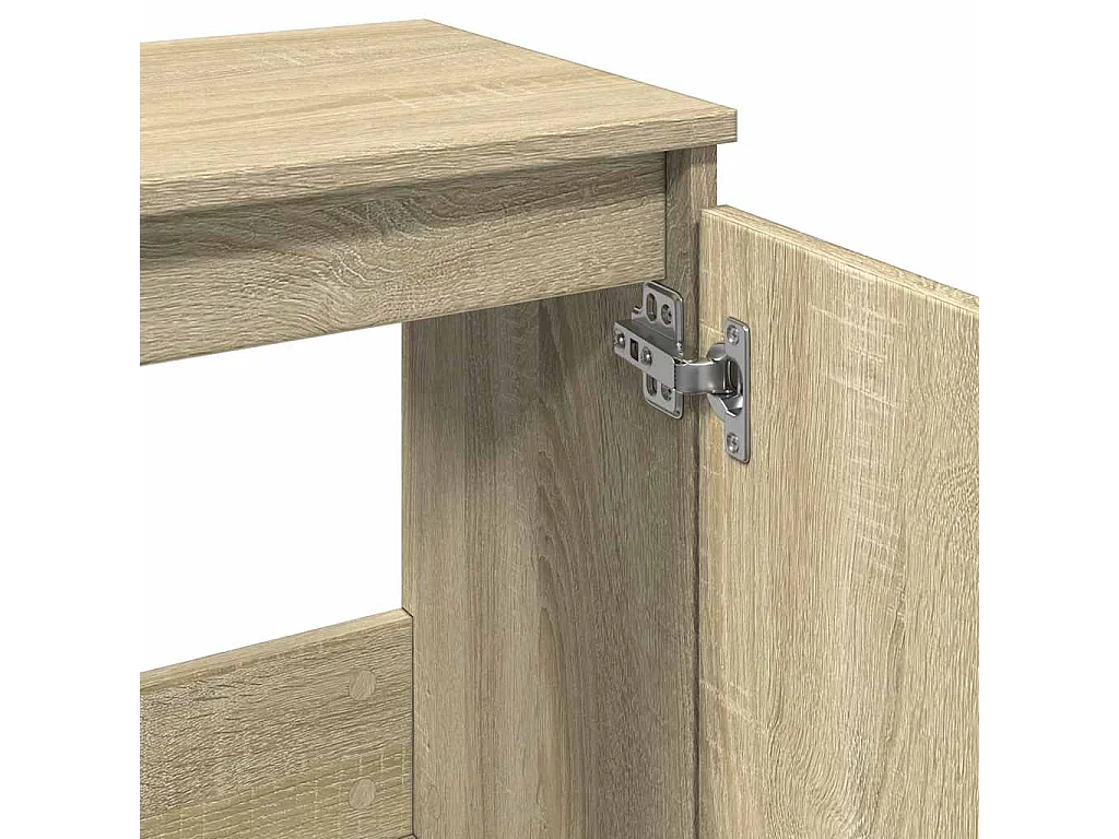 Mobile da Bagno Rovere Sonoma 58x33x60 cm in Legno Multistrato