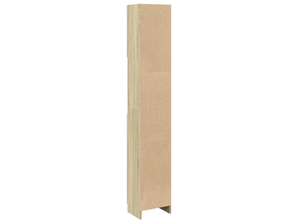 Armoire de salle de bain Chêne sonoma 32x25,5x190 cm Aggloméré