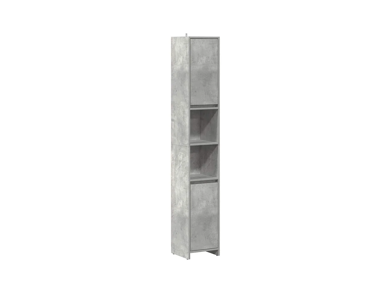 Armoire de salle de bain Gris béton 30x30x183,5 cm Aggloméré