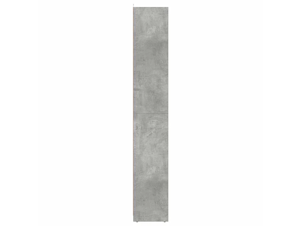 Armoire de salle de bain Gris béton 30x30x183,5 cm Aggloméré