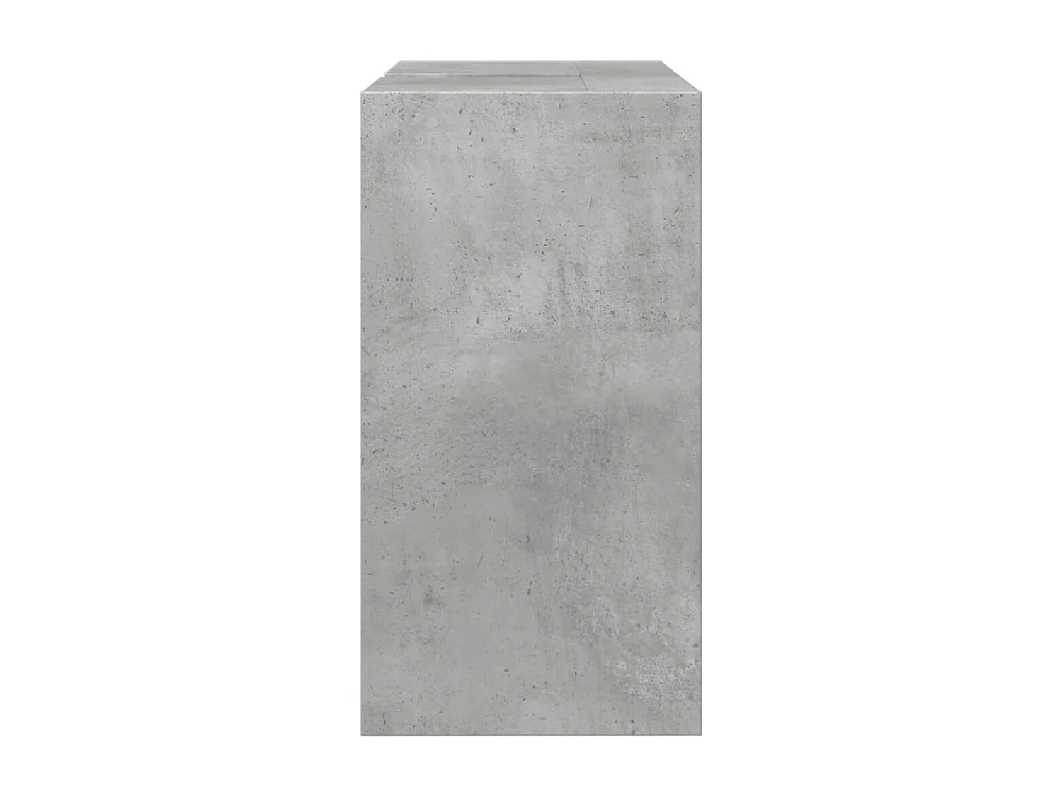 Armoire d'évier gris béton 63x29x55 cm bois d'ingénierie