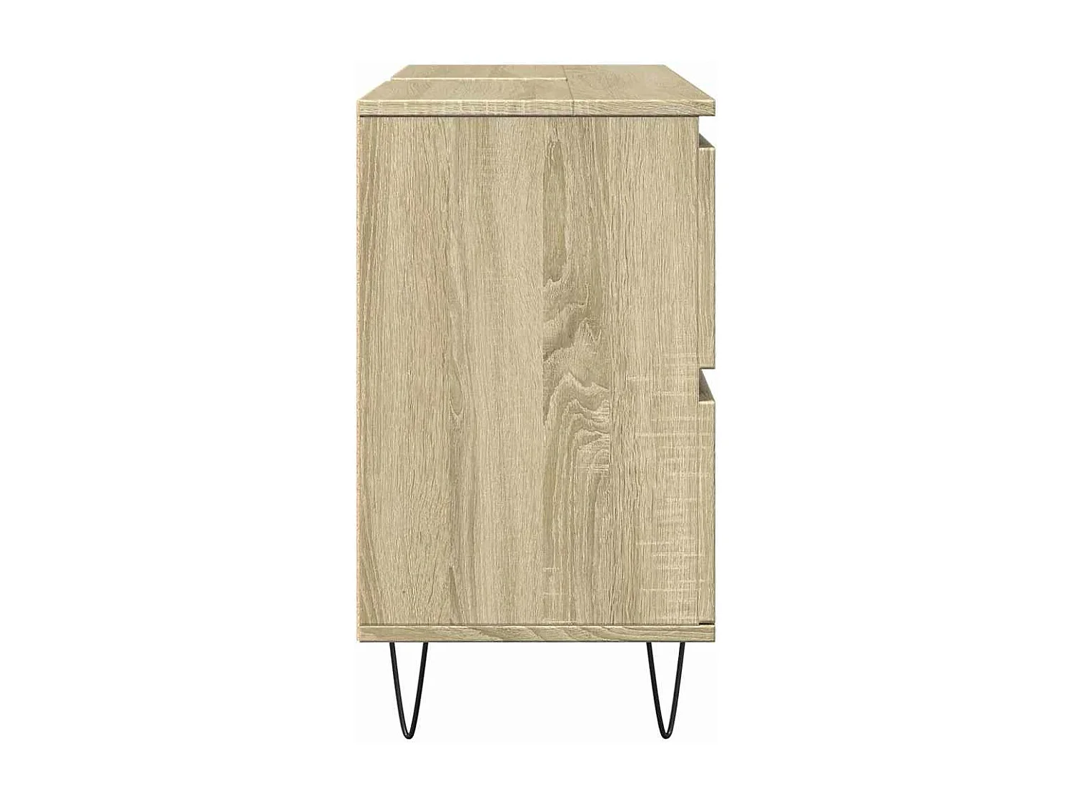 Armoire salle de bain chêne sonoma 80x33x60cm bois d'ingénierie