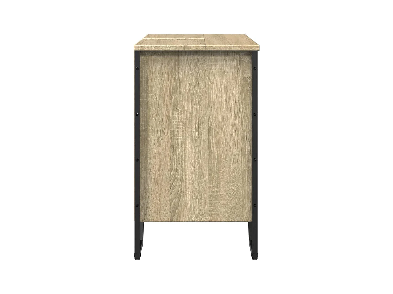 Armoire lavabo de salle de bain chêne sonoma 60x35x60 cm