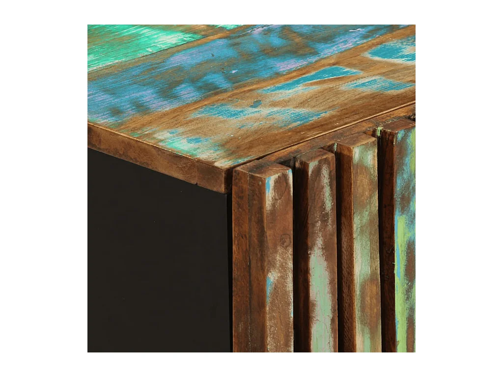 Armario de baño de pared madera maciza de acacia 38x34x48 cm