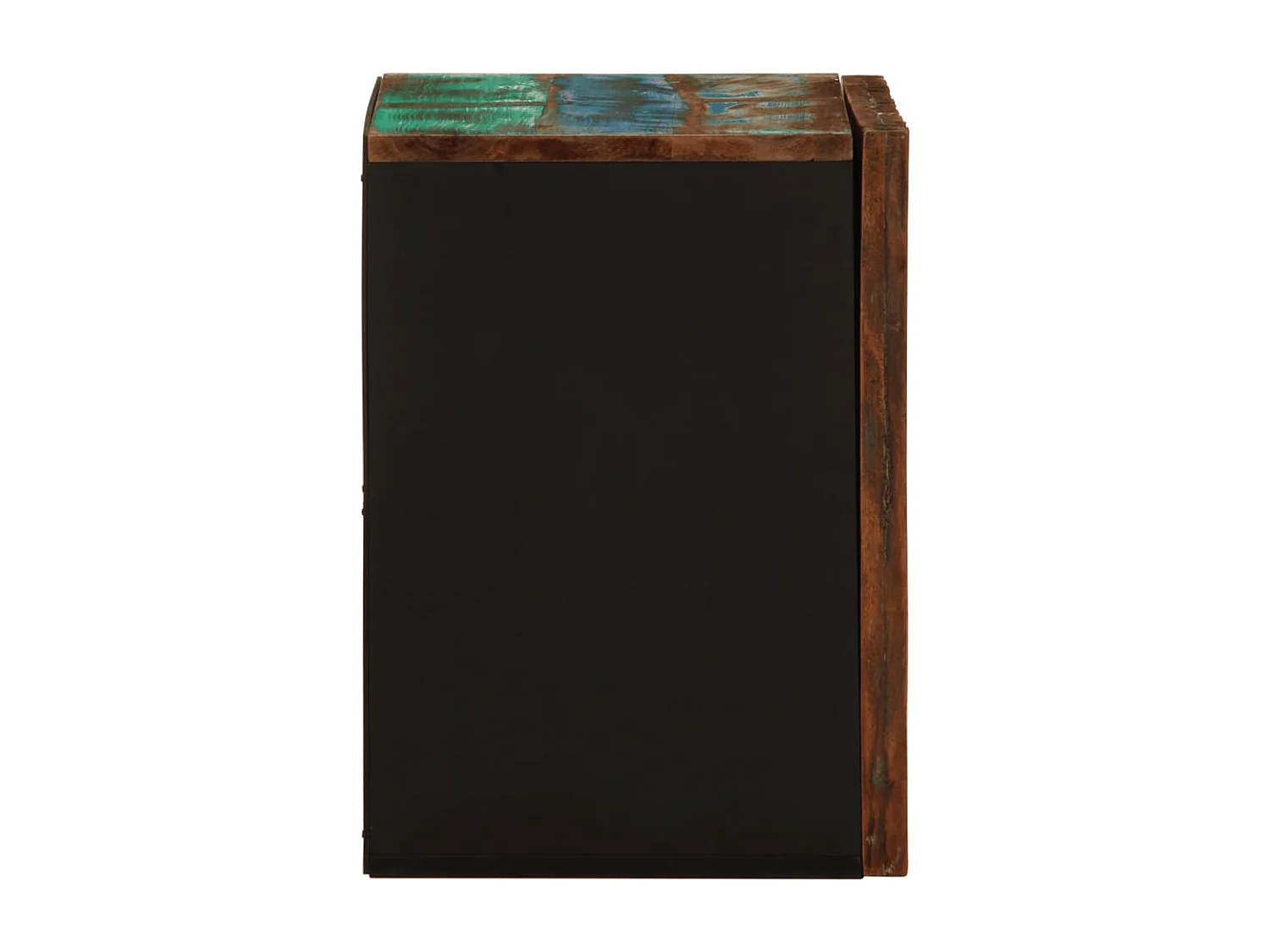 Armoire murale de salle de bain 38x34x48cm bois massif d'acacia