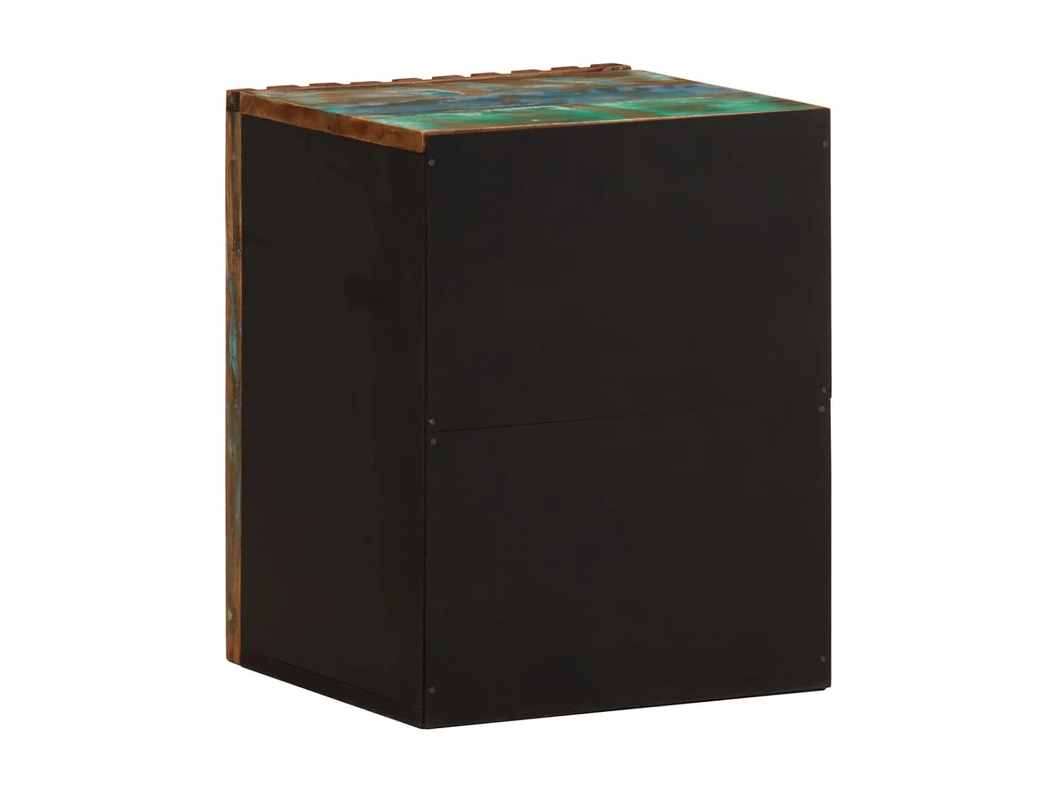 Armoire murale de salle de bain 38x34x48cm bois massif d'acacia