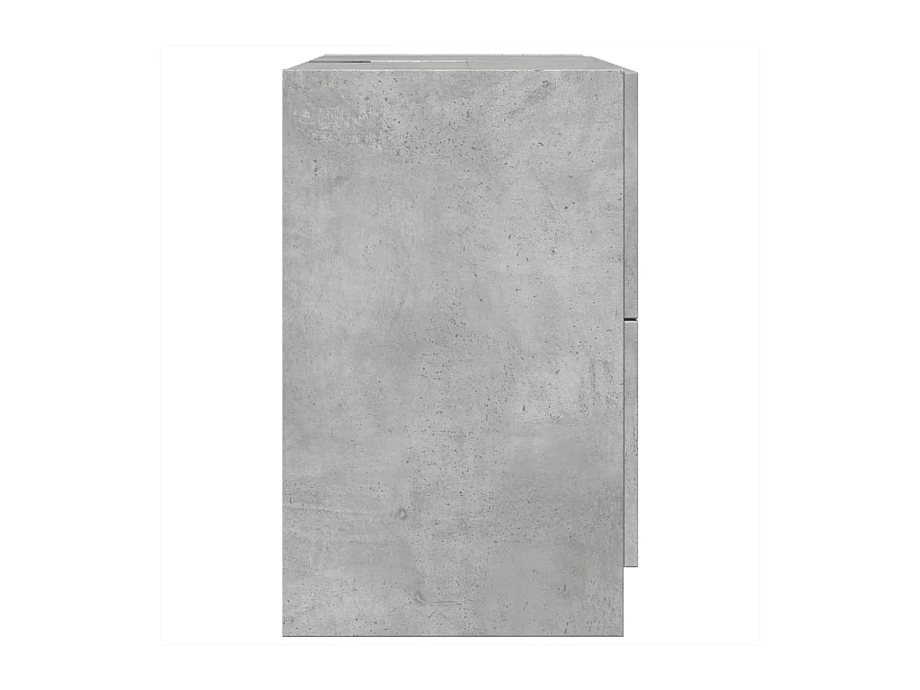 Armoire d'évier gris béton 59x37x59 cm Bois d'ingénierie