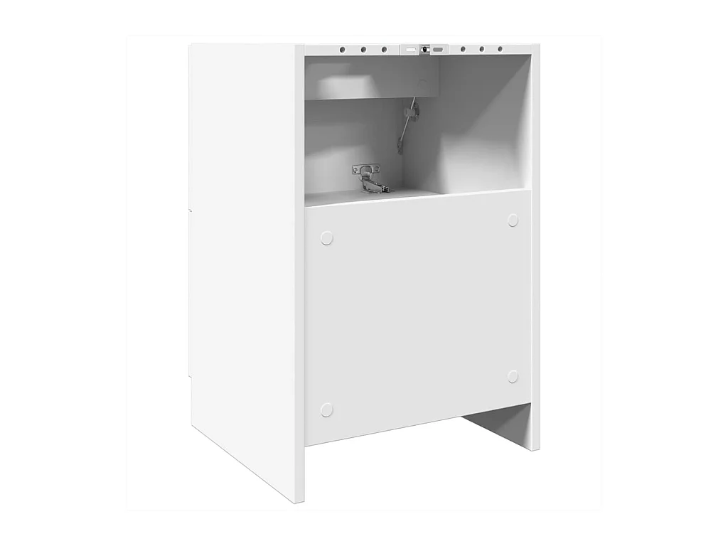 Wastafelkast 40x37x59 cm bewerkt hout wit