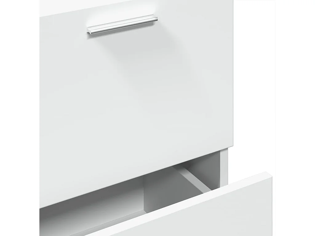 Armoire d'évier blanc 40x37x59 cm bois d'ingénierie