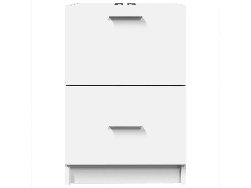 Armario de lavabo madera de ingeniería blanco 40x37x59 cm