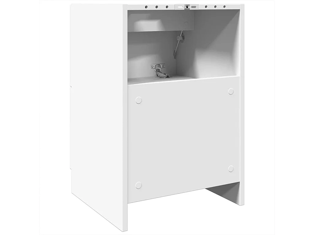 Armario de lavabo madera de ingeniería blanco 40x37x59 cm