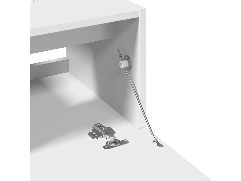 Armario de lavabo madera de ingeniería blanco 40x37x59 cm