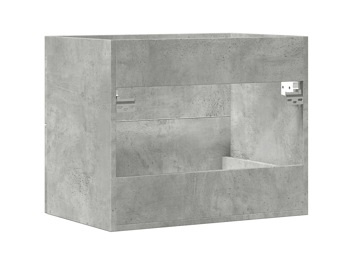 Wastafelkast 60x38,5x48 cm spaanplaat betongrijs