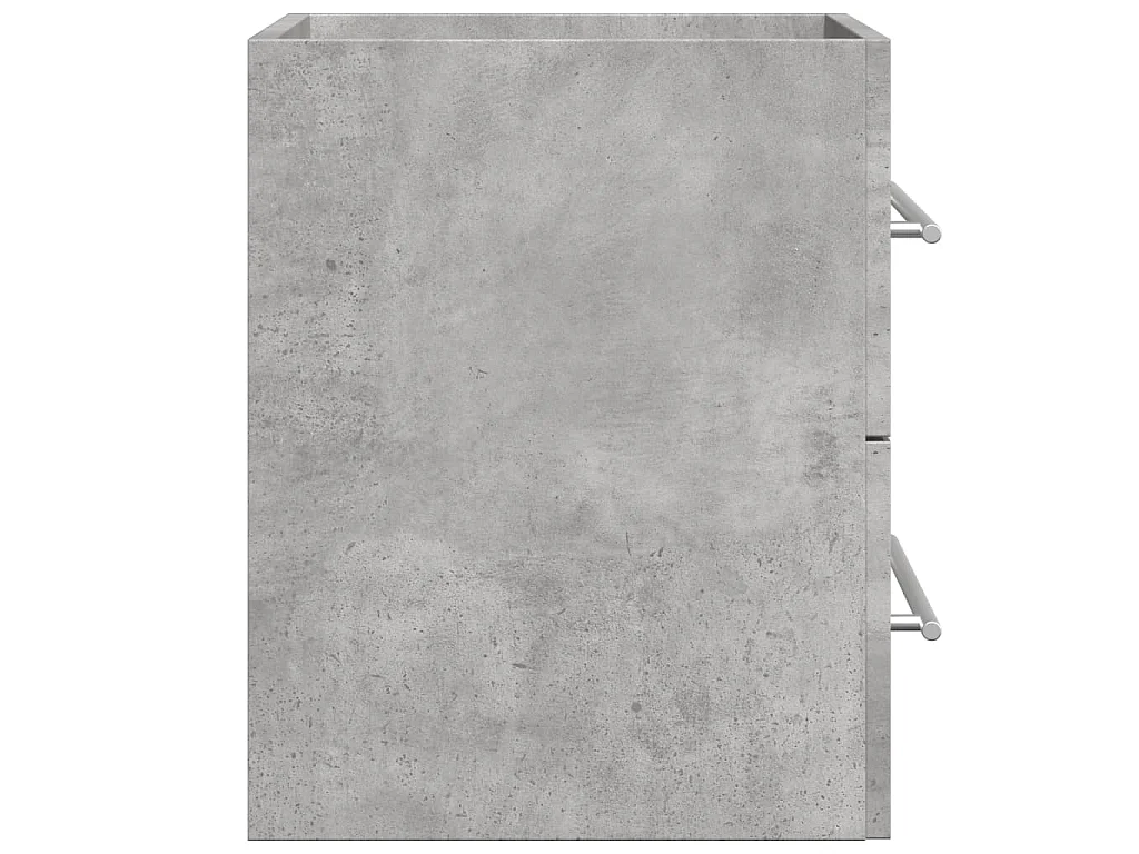 Mobile Lavabo Grigio Cemento 60x38,5x48 cm in Legno Multistrato