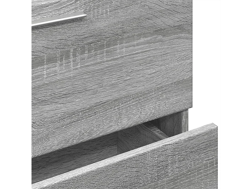 Meuble d'évier sonoma gris 59x37x59 cm bois d'ingénierie