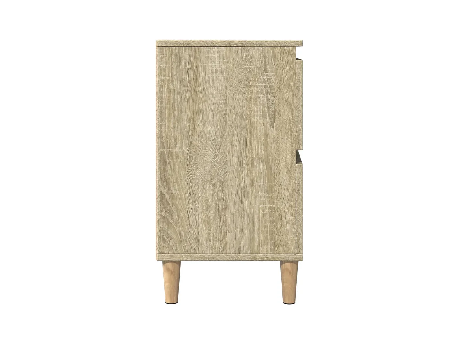 Meuble d'évier chêne sonoma 80x33x60 cm bois d'ingénierie