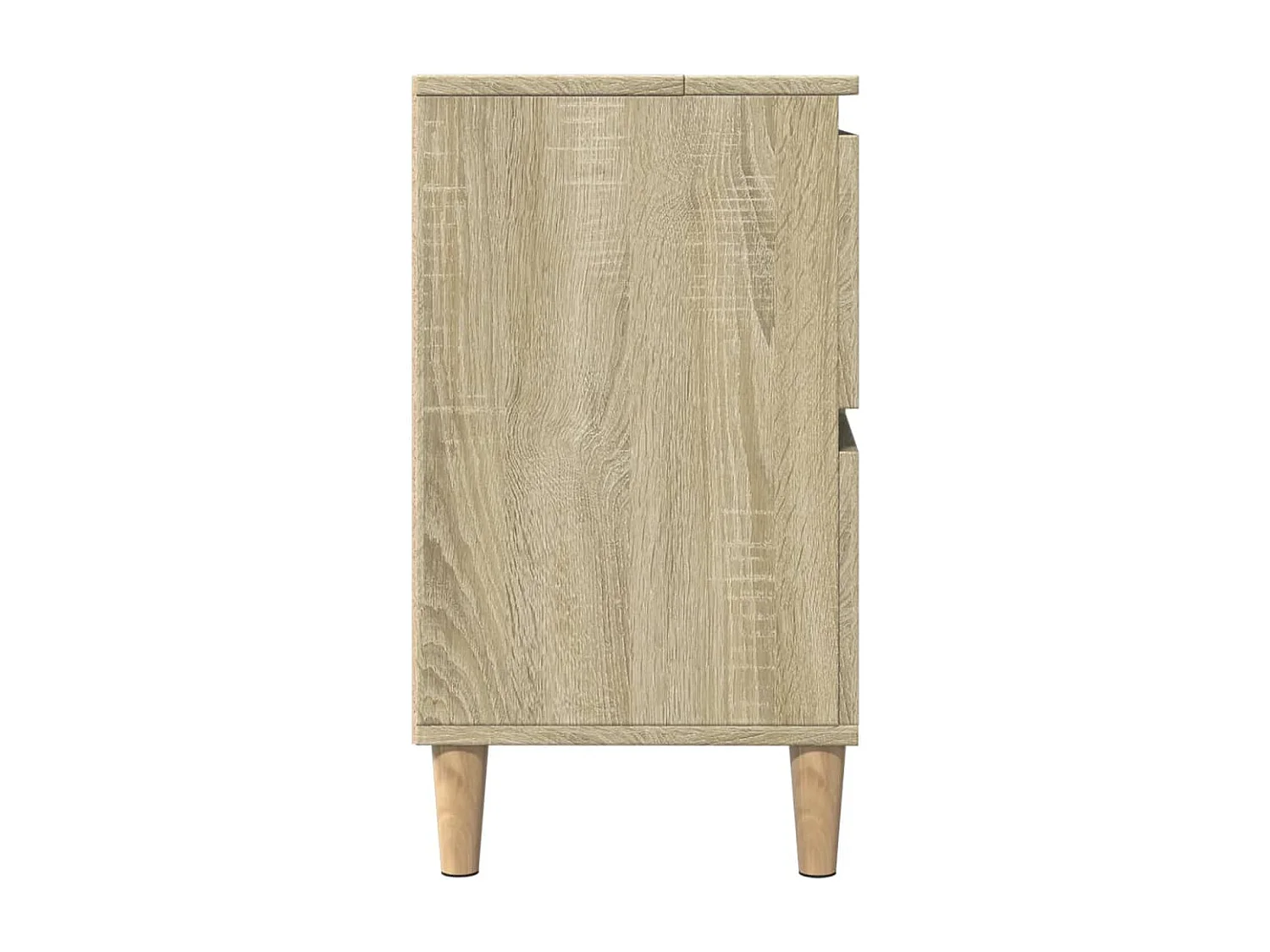 Meuble d'évier chêne sonoma 80x33x60 cm bois d'ingénierie